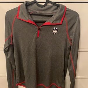 UConn half-zip